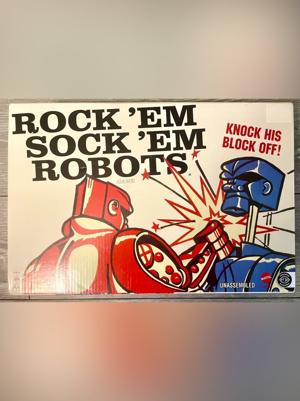 Mattel Rock 'Em Sock 'Em Robots Game (Unopened)